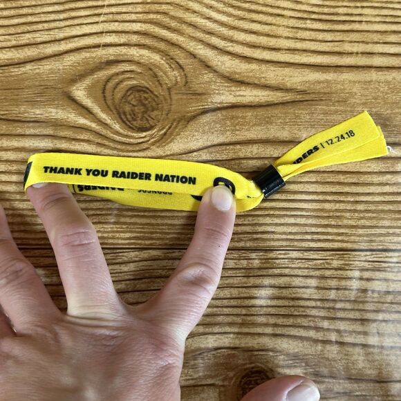 NFL Raiders Clear Messenger Tote Bag Two Lanyards And Two Wristbands NFL Lot - Picture 16 of 16